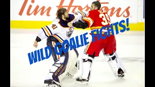 The Wildest NHL Goalie Fights of All-Time!