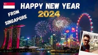 SINGAPORE FIREWORKS FESTIVAL | WELCOME NEW YEAR 2024🎆