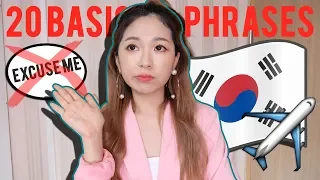 never say EXCUSE ME in korea! 20 Korean Phrases for Tourists