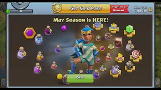 New goldpass review ⚽ Footballer Royal champion skins & Exciting Rewards; May, 2024 | Clash of Clans