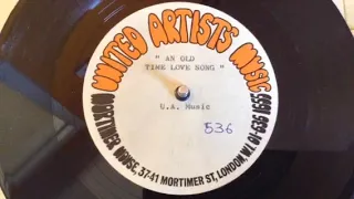 Lee Vanderbilt / Ebony Keyes "An Old Time Love Song" Unreleased 1968 Demo only Acetate, Mod, Soul !