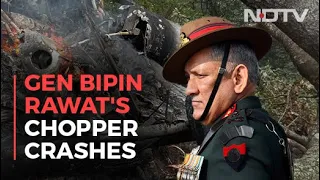 Chief of Defence Staff General Bipin Rawat's Chopper Crashes, 5 Dead