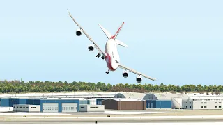 B747 Dangerous Landing [XP11]