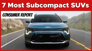 Consumer Reports’ 7 Most Recommended Subcompact SUVs In 2024