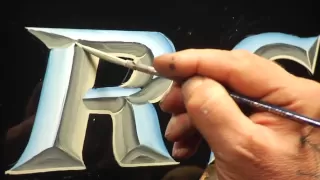 Glen Weisgerber's Jersey Style Chrome Lettering Demo