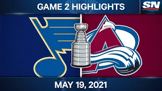 NHL Game Highlights | Blues vs. Avalanche, Game 2 - May 19, 2021