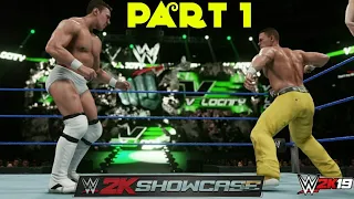 WWE 2K19 2K Showcase mode Part 1 / velocity 2003 daniel bryan vs John cena (PS4 Gameplay)