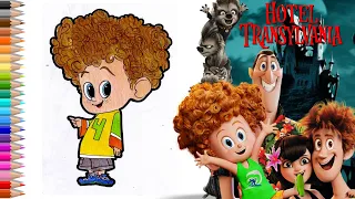 How to draw Dennis / Hotel Transylvania / Монстры на каникулах