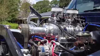 When the Bigfoot 1 monster truck replica clone first got its supercharged 460