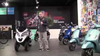 Aprilia Moto Guzzi Piaggio salon Bruxelles 2016