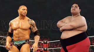 Yokozuna vs Batista Match wrestling show