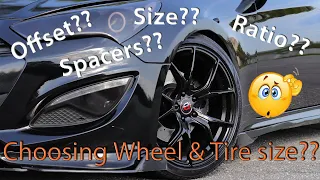 How To Choose Wheels & Tires - Fitment? - Offset? - Size? - Ratio? Genesis Coupe