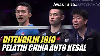 Ngakak 🤣 Jonathan Christie Tengilin Li Shi Feng, Pelatih China Auto kesal di BAC 2024