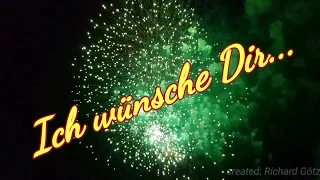 Alles Gute zum Geburtstag mit einem Feuerwerk