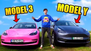 Comparing a Tesla Model Y & a Tesla Model 3 (UK)