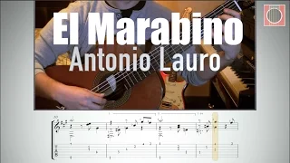 Cómo tocar "El marabino" de Antonio Lauro (tab y partitura) guitarbn