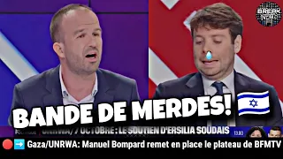 🔴➡️ Gaza: Manuel Bompard remet en place 2 journalistes BFMTV