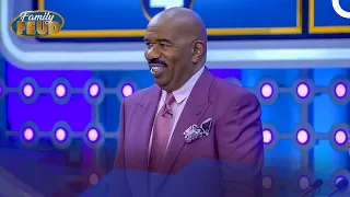 Steve tries, but he does NOT know SA music! He cannot pronounce Kwaito! | Family Feud South Africa