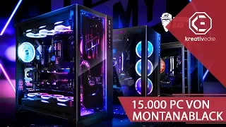 Der 15.000 EURO MONTANABLACK GetOnMyLVL GAMING PC - DER IST KRASS! #KreativeFragen