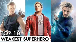 Top 10 Weakest Superhero Characters In MCU | In Hindi | BNN Review