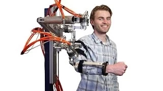 LIMPACT: A Hydraulically Powered Self-Aligning Upper Limb Exoskeleton