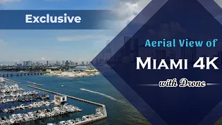 Exclusive Aerial View of Miami in 4K with Drone | Ultimate Miami by Drone