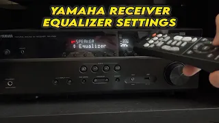 How to Change Equalizer Settings on Yamaha AV Receiver