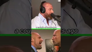 👀 TRIPLE H CALLS OUT THE ROCK #shorts