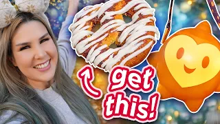 Eating TONS of NEW FOOD & BEST Holiday Churro! Cutest Wish Merch |  Disneyland Vlog 2023