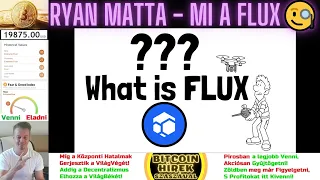 Bitcoin Hírek (925) - (Szinkron) - Ryan Matta - Mi is az a Flux? 🧐