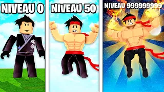 JE DEVIENS UN NINJA NIVEAU 999,999,999 DANS ROBLOX !