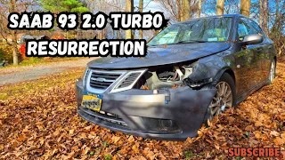 2008 Saab 93 Turbo Resurrection!!! Parked for a while now. Will it start?