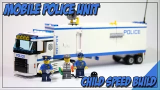 LEGO City 60044 Mobile Police Unit - CHILD LEGO Speed Build - LEGO 2018