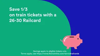 Digital 26-30 Railcard from Trainline