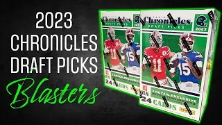 🏈 🔥 SO MANY HITS! SO MUCH FUN!! 🔥 🏈 NEW RELEASE 2023 CHRONICLES DRAFT PICKS FOOTBALL BLASTER BOXES