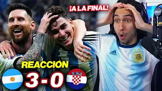 REACCIONANDO al Argentina vs Croacia 3-0  *VAYA SHOW DE JULIAN ALVAREZ*