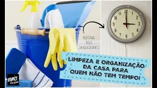 ROTINA DE LIMPEZA E ORGANIZAÇÃO PARA QUEM TRABALHA O DIA TODO | Organize sem Frescuras!