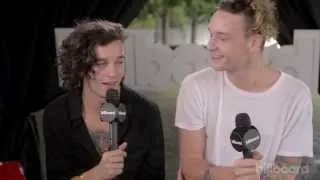 The 1975 Q&A Backstage @ Lollapalooza 2014