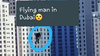 Flying man in Dubai| Promotion of "Museum of Future"| Man in Jetpack flies to deliver invitations