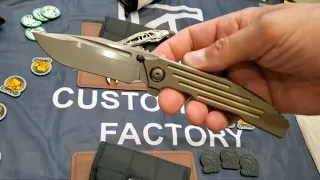 Custom Knife Factory (CKF) table @ USN Gathering 2019