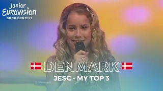 Denmark in Junior Eurovision (2003-2005) My Top 3