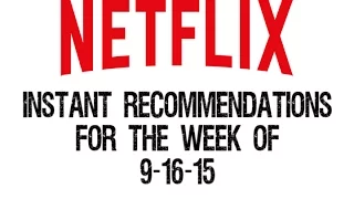 Netflix Instant Recommendations September 16 2015