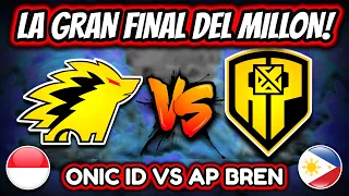 ¡LA GRAN FINAL POR UN MILLON DE DOLARES! ONIC ID vs AP BREN - #GamesOfTheFuture | MOBILE LEGENDS