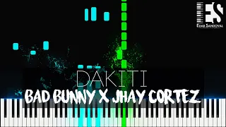 Dákiti - Bad Bunny X Jhay Cortez (Piano Tutorial) | Eliab Sandoval