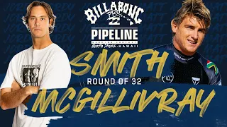 Smith vs. McGillivray Billabong Pro Pipeline - Round of 32 Heat Replay