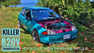 NITROUS//BUILT B20V// FRANKENSTEIN B16/20//4BANGER/VMS RACING