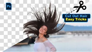 CUT OUT Hair FAST and EASY Photoshop Tutorial | How to Remove Background in Photoshop