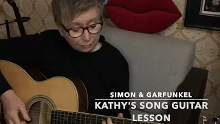 How To Play Kathy's Song by Simon & Garfunkel | Guitar Lesson