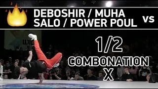 🤸‍♀️ POWER MOVE - DEBOSHIR & bboy MUHA vs bboy SALO & POWER POUL - 1/2 - COMBONATION X #bmvideo