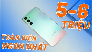 ĐIỆN THOẠI 5-6 TRIỆU TOÀN DIỆN NHẤT, CẤU HÌNH MẠNH, MÀN ĐẸP, CAMERA NGON KHÔNG LỖI VẶT #HGĐN